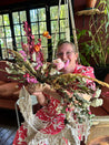 Macrame and Dried Flower Wreath